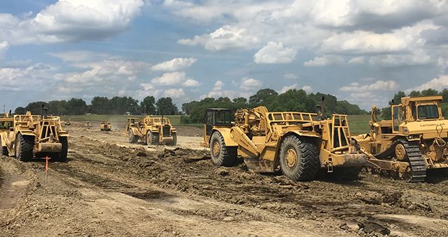 Earthwork at DeBack Farms in Caledonia, WI