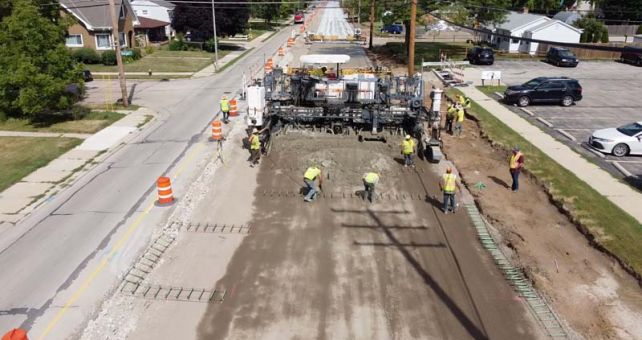 Concrete Road Installation in Racine, WI