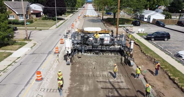 Concrete Road Installation in Racine, WI